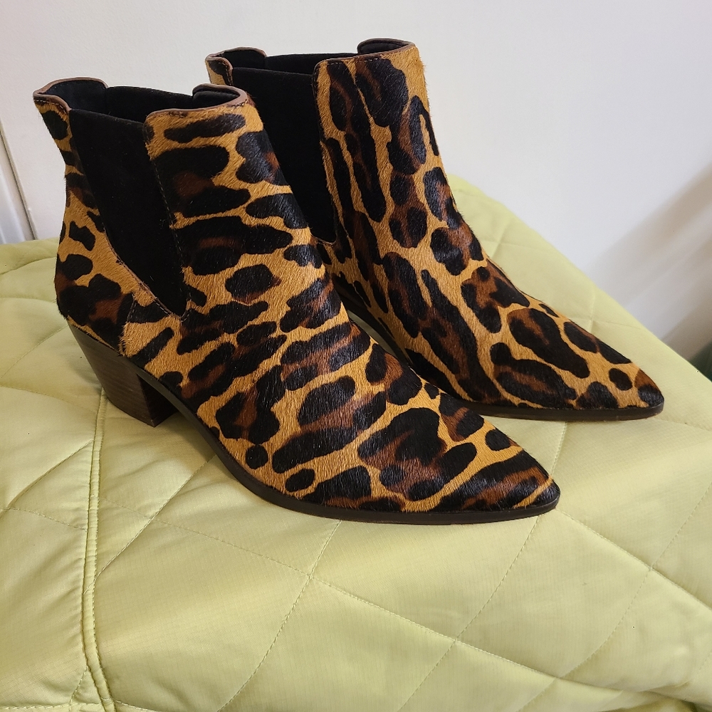 Sole Society Leopard Bootie Stylish